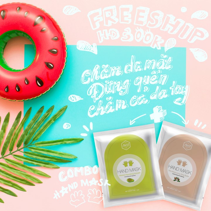 Mặt Nạ Bơ Hạt Mỡ Làm Mềm Da Tay ULTRA-MOISTURIZING SHEA BUTTER HAND MASK | BigBuy360 - bigbuy360.vn