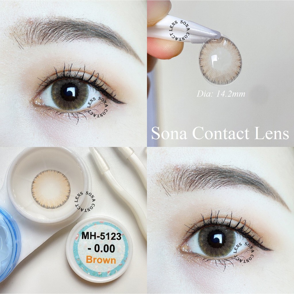 Lens Brown MH-5123 (kính áp tròng Sona Hàn Quốc)