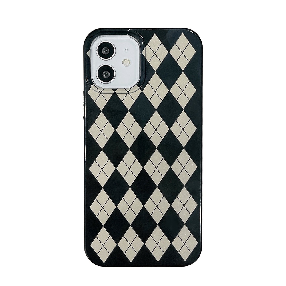 Ốp lưng iphone Ốp Điện Thoại Mềm Dày Chống Sốc Kiểu Cổ Điển 12 Cho iPhone13pro max iPhone 11 8 X Dinuo case-III