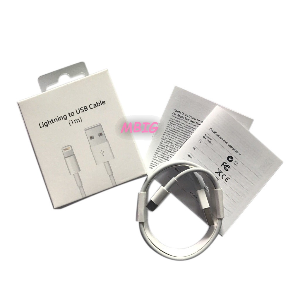 Cáp sạc USB 1m Lightning cho Apple iPhone 8 7 6s 6 5