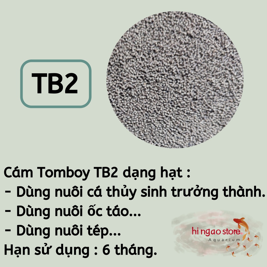 Cám TOMBOY TB0, TB1, TB2, TB3 - Thức ăn cho cá con, bobo, artemia sinh khối , tôm (hàng chiết) | Hingaostore.