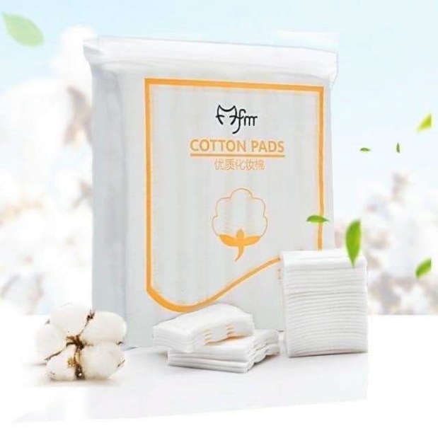 Bông tẩy trang 222 miếng 3 lớp Cotton Pads mềm mại an toàn cho da MiibooShi SF437