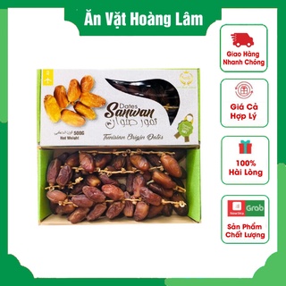 Chà Là Nguyên Cành Sấy Dẻo Dates Sanwan Tunisia 500gr