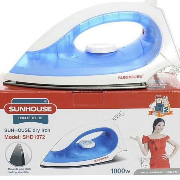 Bàn là Sunhouse SHD1072 ủi nhẹ hàng tiết kiệm điện