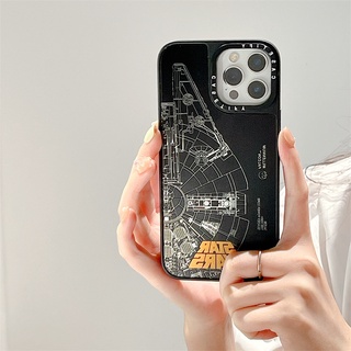 Ốp Điện Thoại Tráng Gương Chống Rơi Họa Tiết star wars Cho iPhone 13 12 11 Pro max X XR XS max 7 8 plus