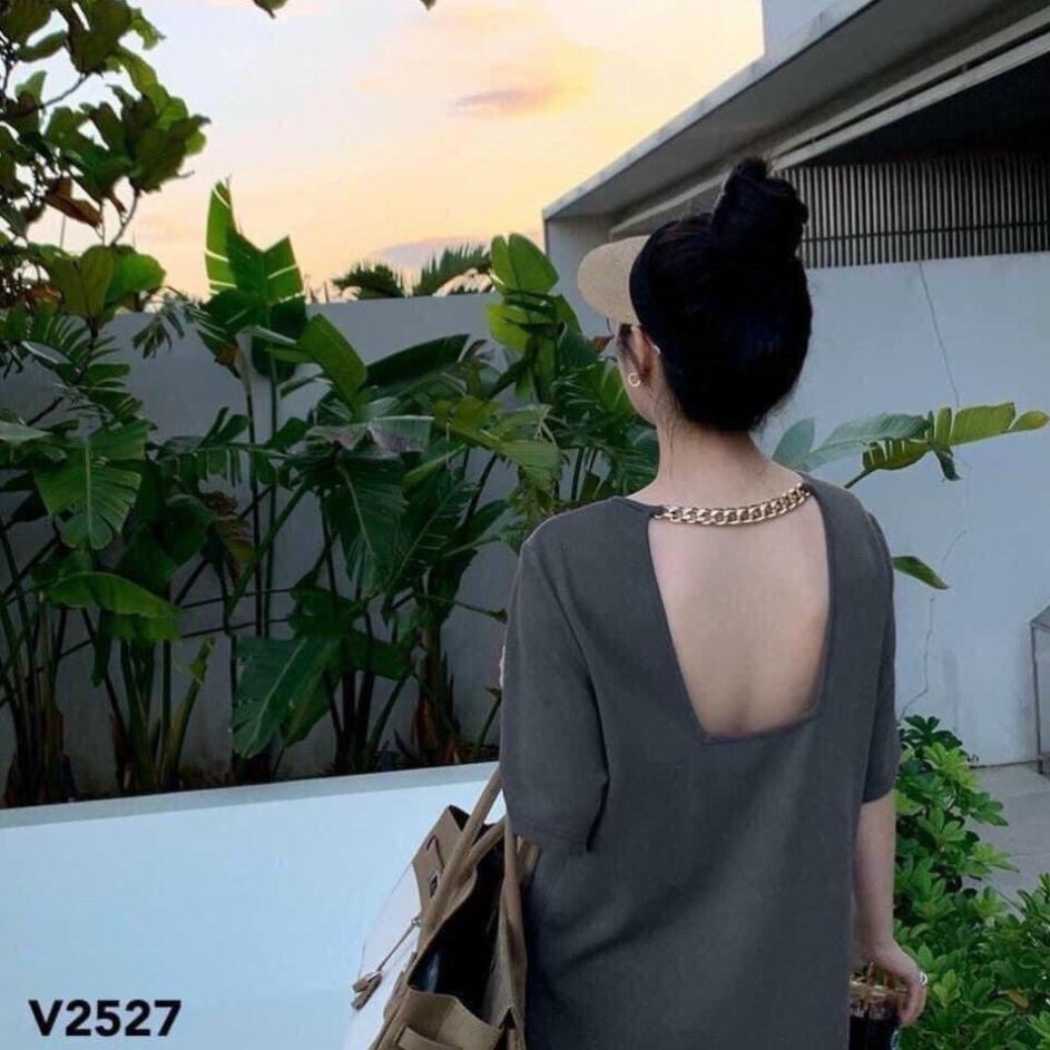  Váy Suông, Đầm Suông Chất Cotton Cổ Tròn Lưng Viền Dây Xích Siêu Sang | BigBuy360 - bigbuy360.vn