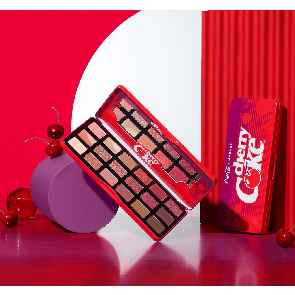 Bảng mắt Morphe Cherry Coke bộ sưu tập Coca Cola