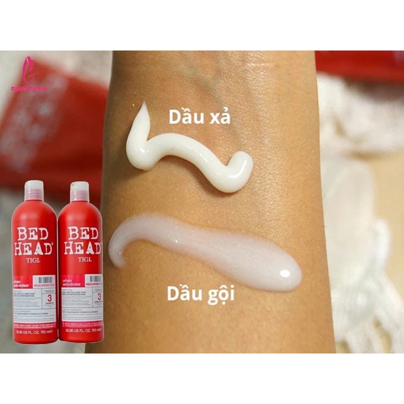 Dầu gội cặp TIGI đỏ - siêu mềm mượt và phục hồi