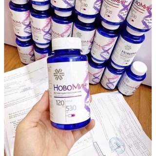 Viên uống Hobomin Nga hộp 120 viên ⚡ CHÍNH HÃNG ⚡ Viên uống tăng cường đề kháng Hobomin bảo vệ tế bào, giảm mệt mỏi