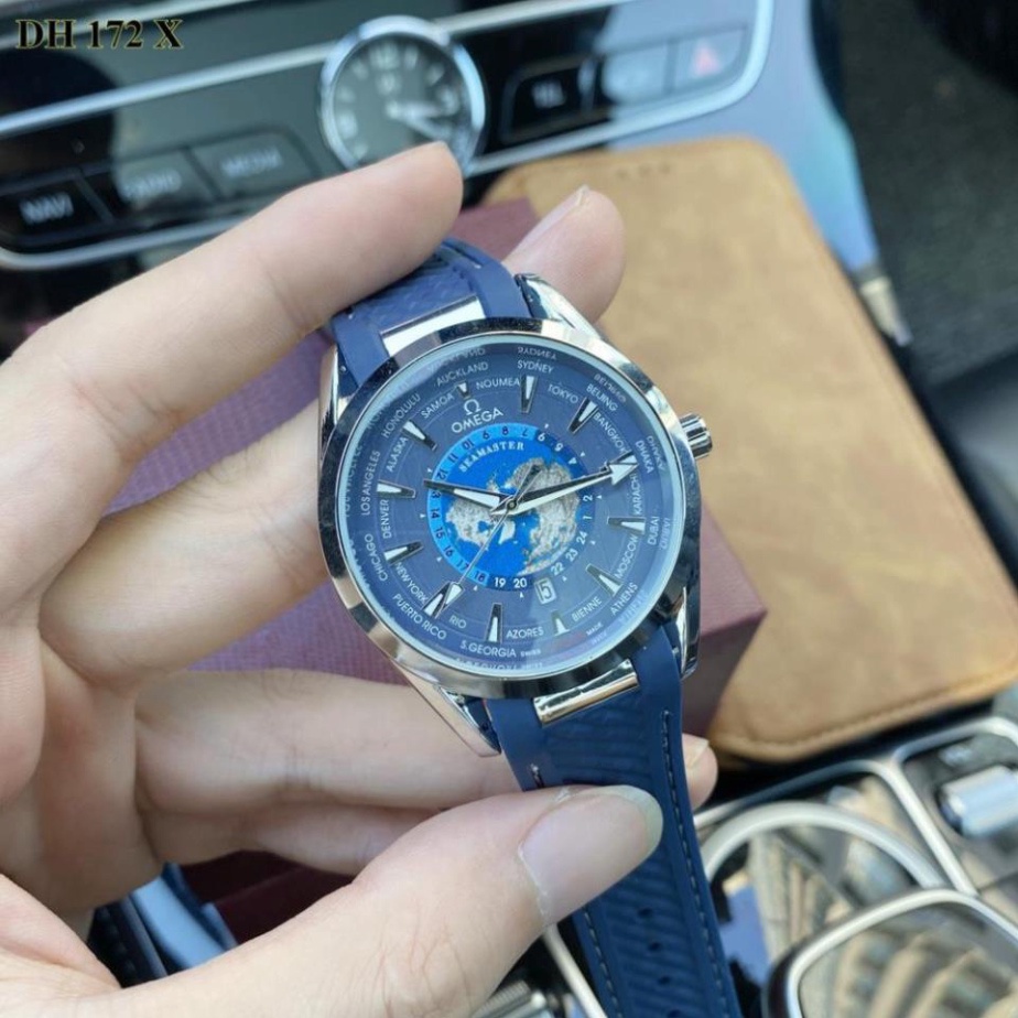 Đồng hồ nam Omega máy chạy pin dáng thể thao, bảo hành 12 tháng DH172 Shop108