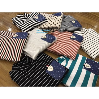 Áo cotton len cổ 3f HM