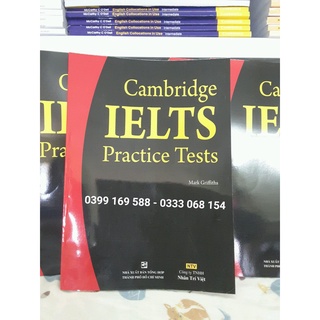Cambridge ielts practice test - - in đen trắng - bìa màu - khổ a4