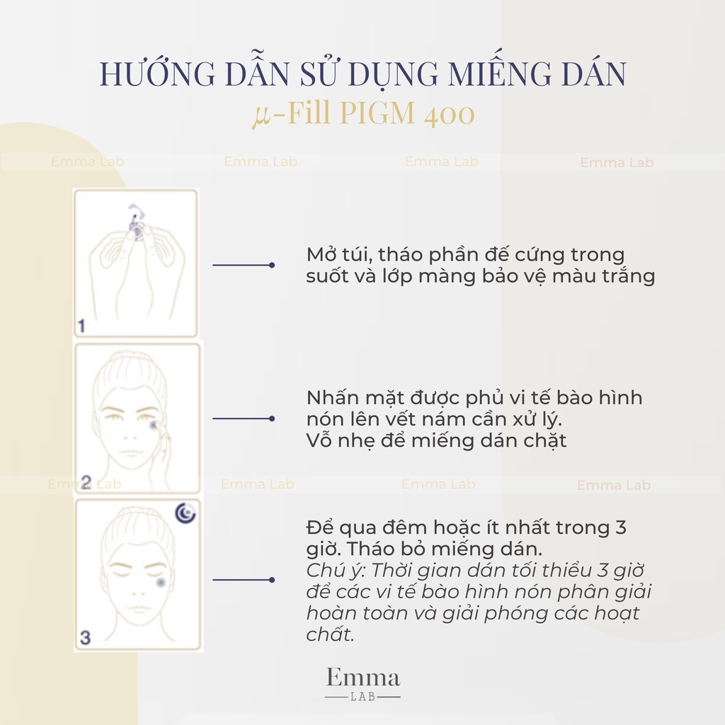 MIẾNG DÁN µ-FILL PIGM 400 GIẢM NÁM CÔNG NGHỆ MỚI NHẤT TỪ BR