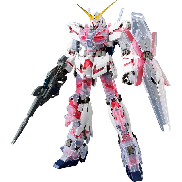 Mô hình lắp ráp MG 1/100 Unicorn Gundam Solid Clear Standard Bandai 40th