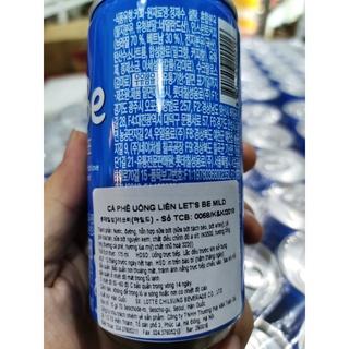 Cà phê lon uống liền hàn quốc Let's Be, cà phê lets be hàn quốc - 레쓰비 마일드 & 모카라떼