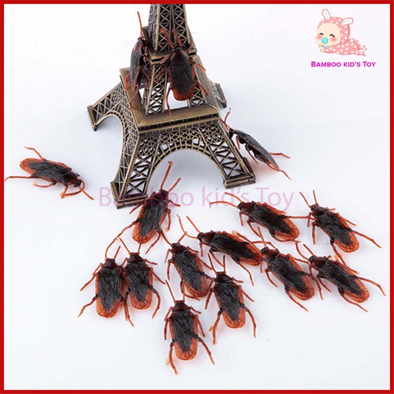 [Mã 11LSSALE giảm 100% đơn 50k] Con Gián Giả, Rết giả Đồ Chơi Cho Chó Mèo, Troll Bạn Bè Cực Vui