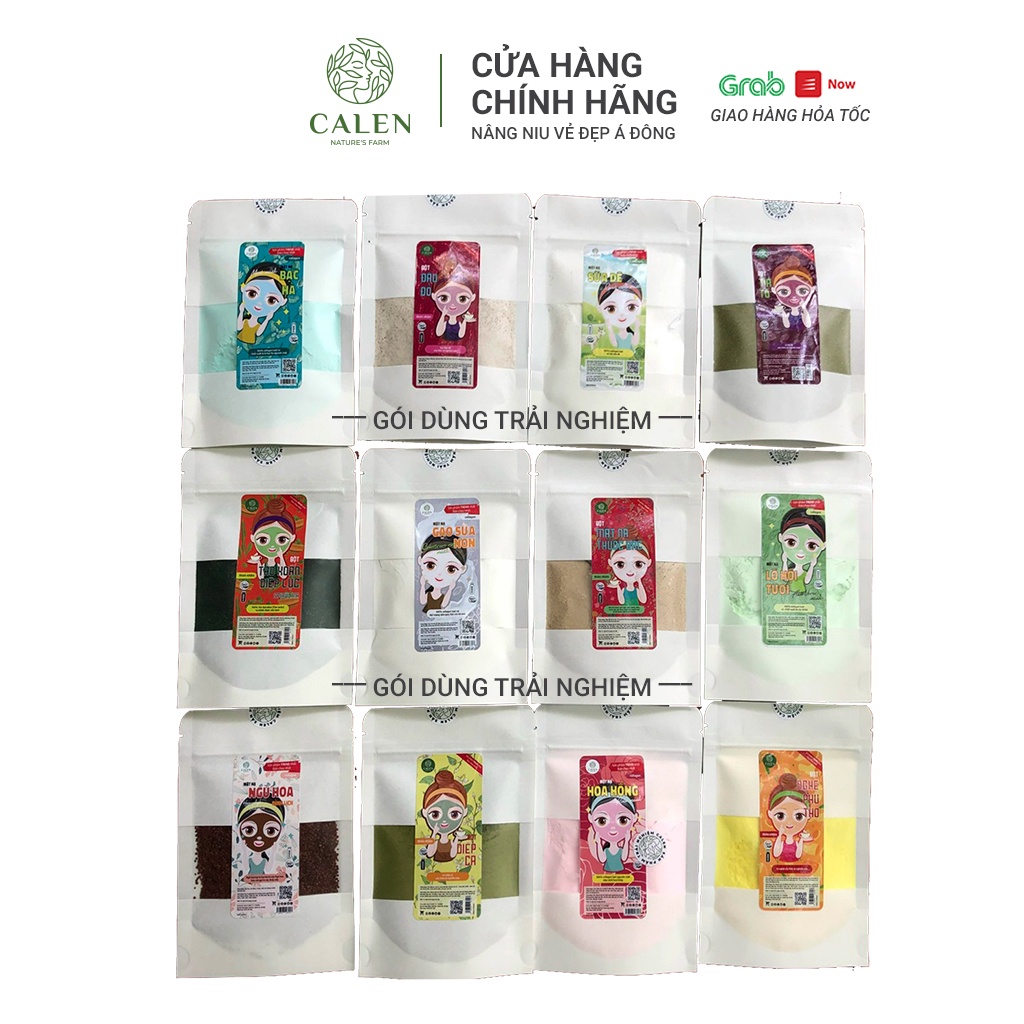 Mặt nạ dẻo dạng bột Calen collagen dùng trong Spa Cao Cấp Dưỡng Trắng Da, Cấp ẩm, Chống Lão Hóa, Ngừa Mụn