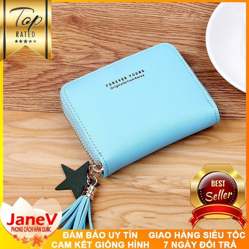 [5 MÀU] Ví Nữ Mini Ngắn Cầm Tay Dễ Thương Nữ Tính Hàn Quốc TVNN213 | BigBuy360 - bigbuy360.vn