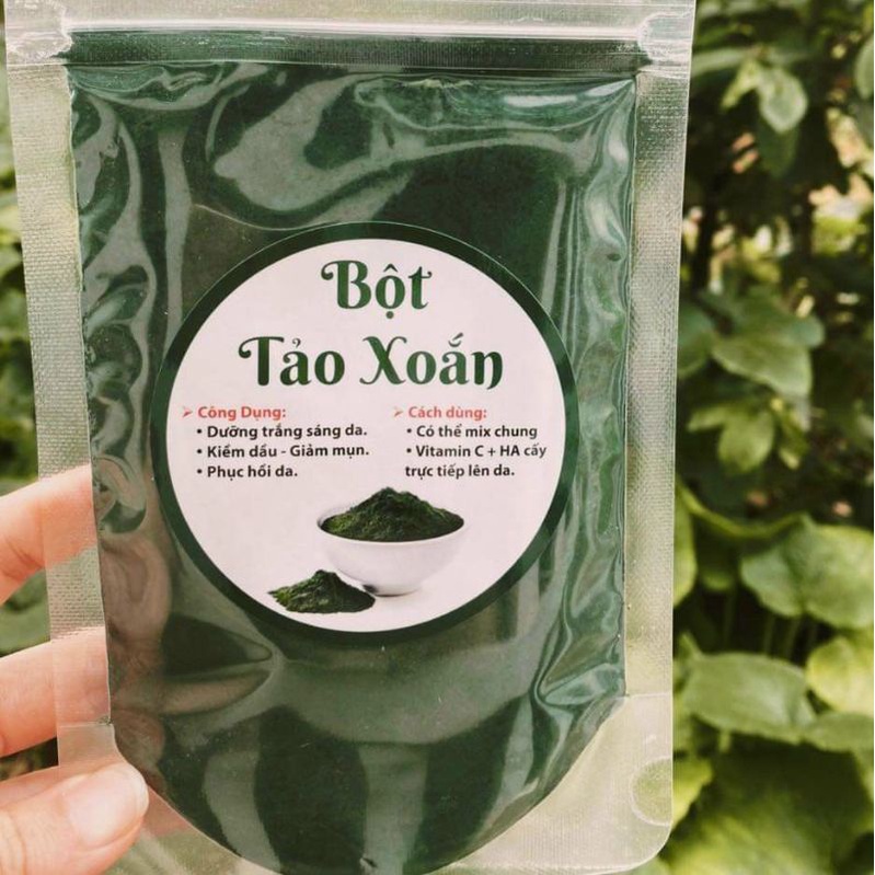 BỘT TẢO XOẮN NGỪA LÃO HOÁ TRẺ HOÁ DA