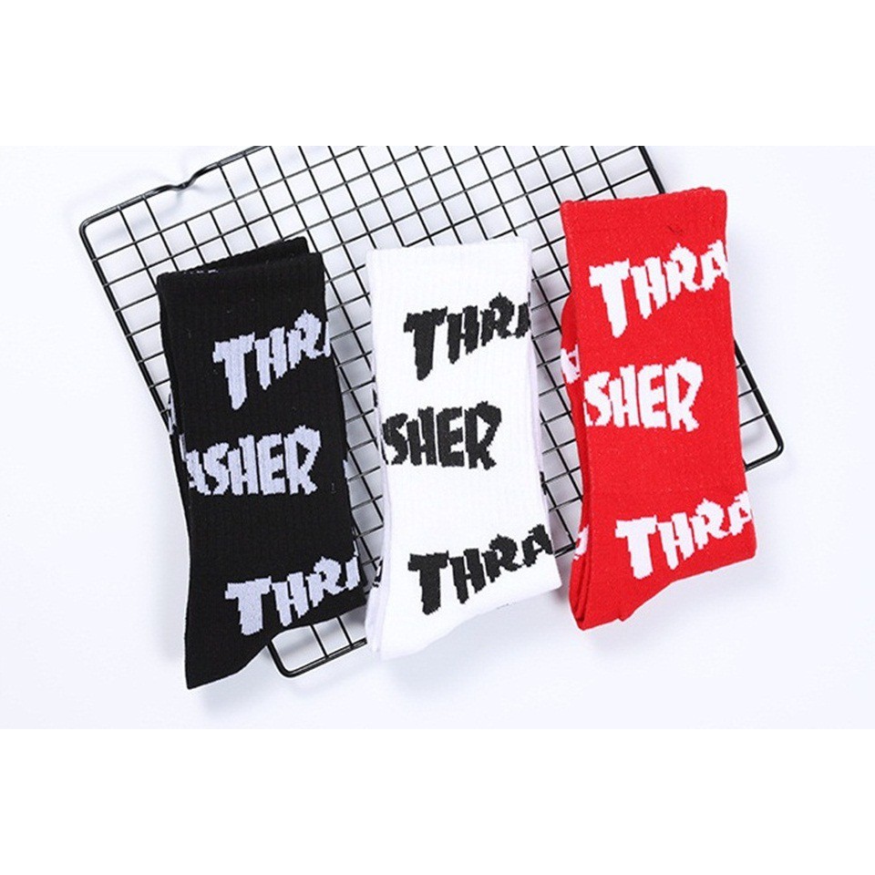 Vớ Thrasher Chữ Cổ Cao