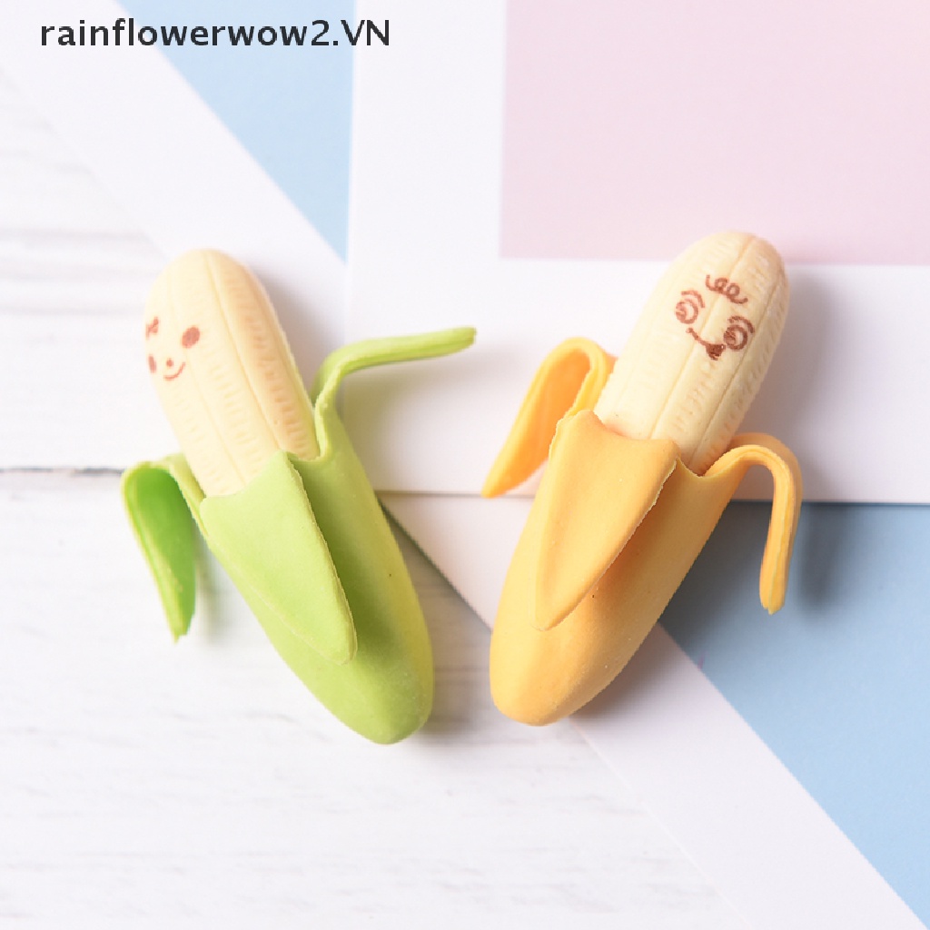Bộ 2 Cục Tẩy Hình Quả Chuối Dễ Thương