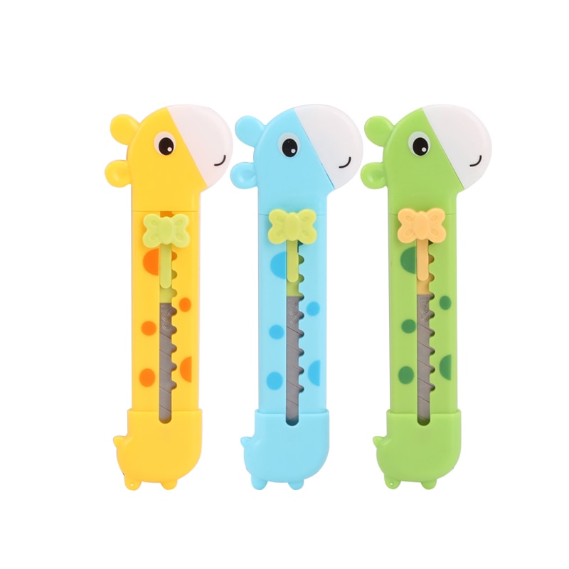 1pc dao công cụ hươu cao cổ dễ thương, văn phòng phẩm