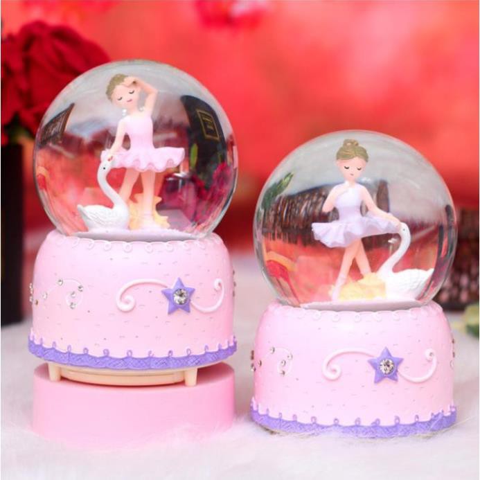 Quả Cầu Tuyết Nhạc Chạy Dây Cót Múa Ba Lê hàng đẹp