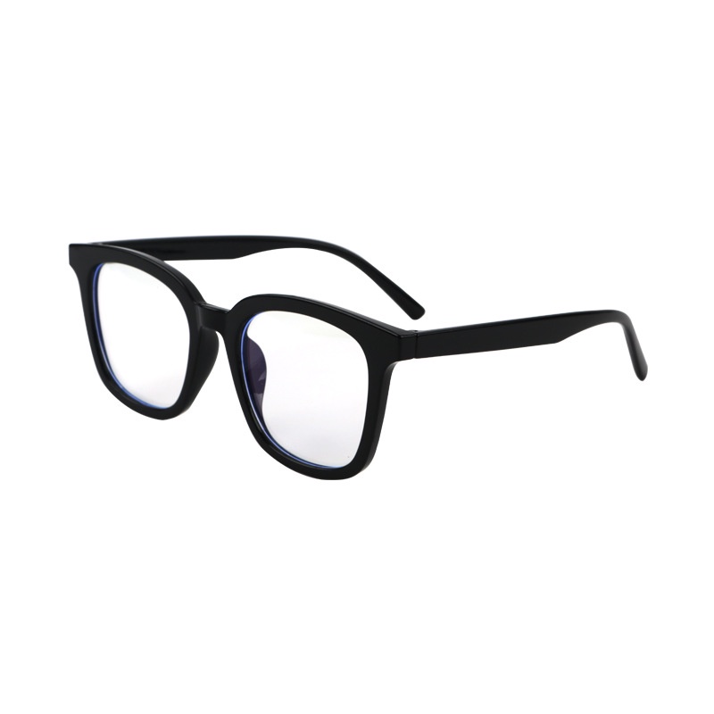 Mắt Kính Gọng Vuông Tròng Vuông Màu Gradient Chống Ánh Sáng Xanh Phong Cách Retro