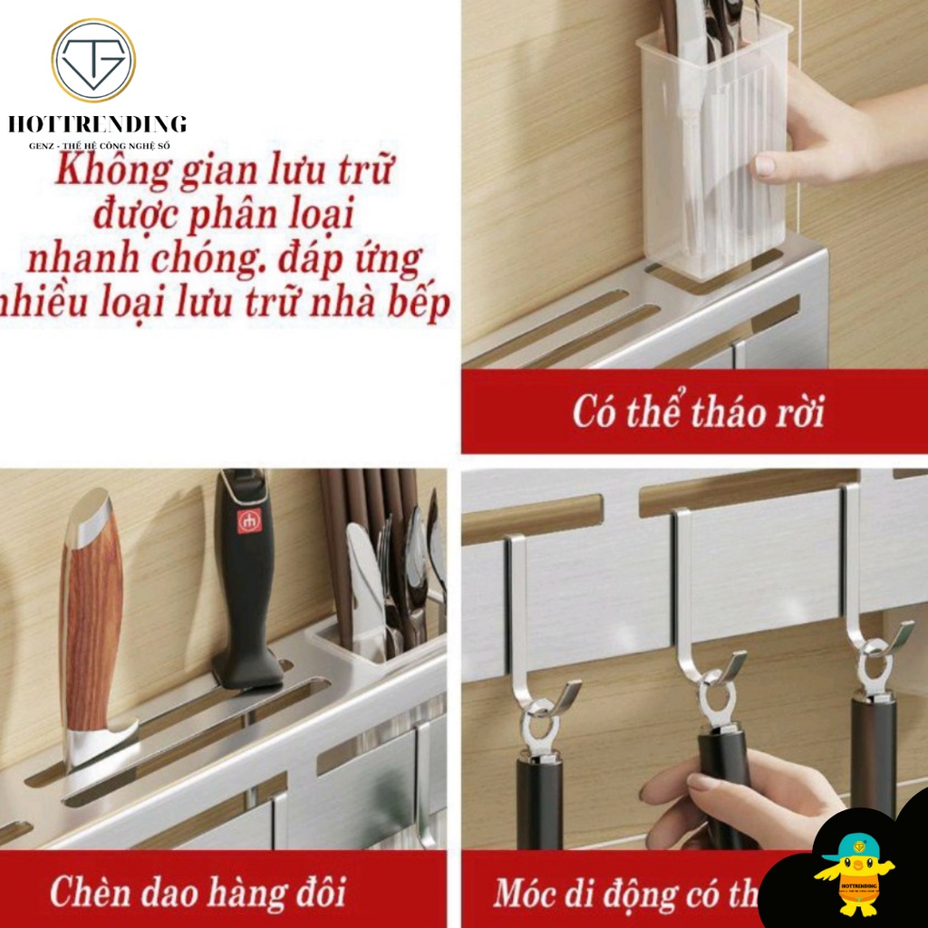 Giá cài dao kéo kệ gài dao gắn tường,chắc chắn,tiện lợi,tiết kiệm không gian