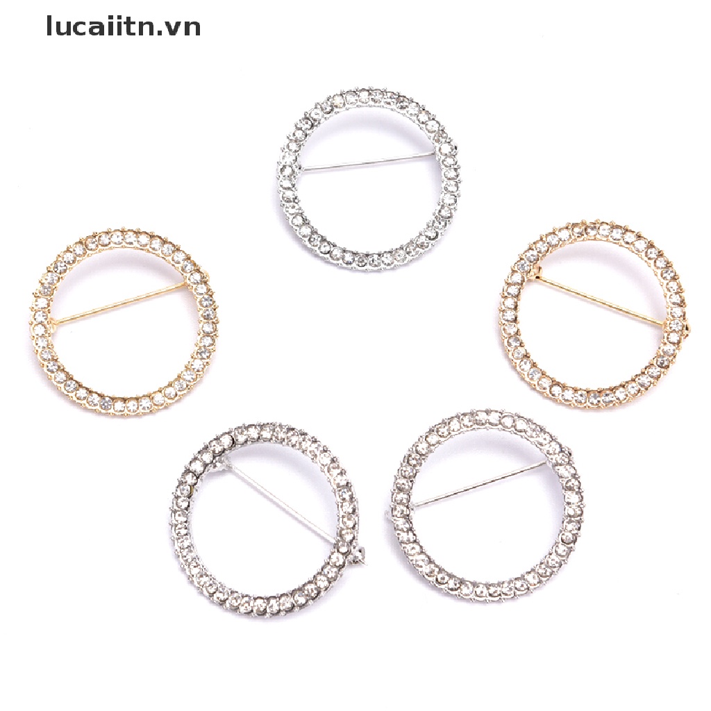 Giá Đỡ Kẹp Cài Áo Hình Tròn Đơn Giản Thời Trang Cho Nữ