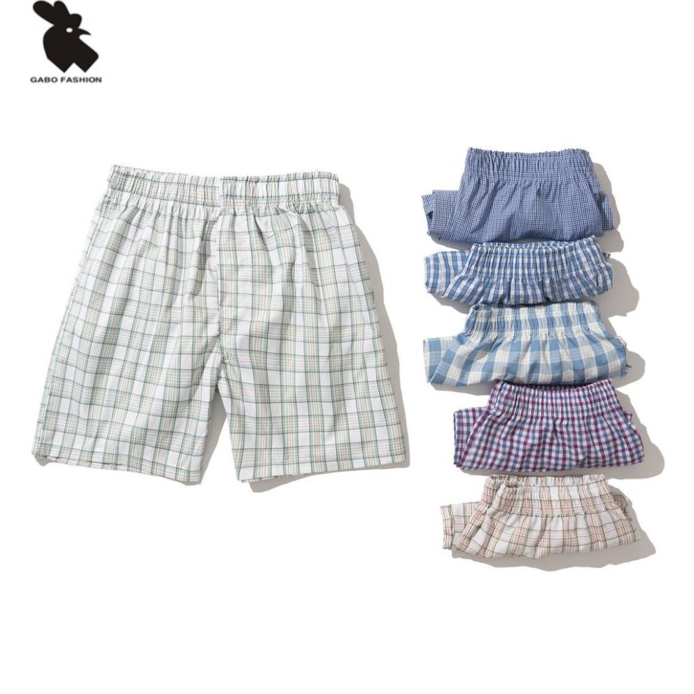Siêu rẻ Bộ 5 quần đùi nam mặc nhà màu ngẫu nhiên gabo CB05