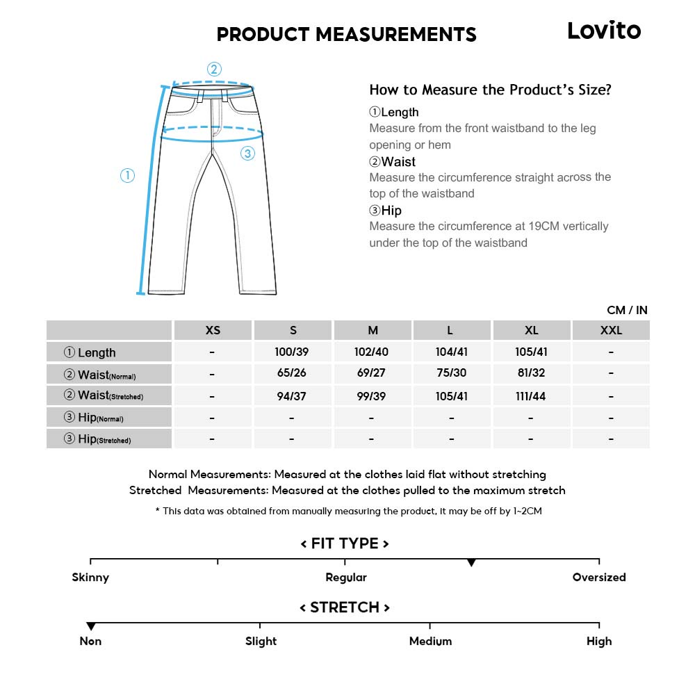 Lovito Quần Dài Ống Rộng Phối Dây Rút L20D360