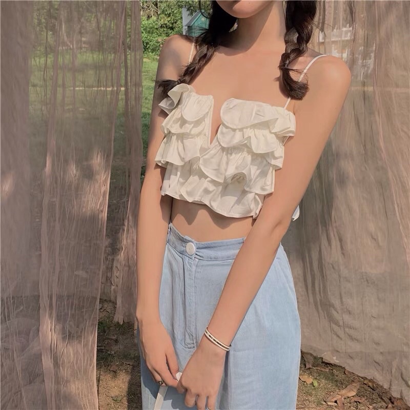 ÁO HAI DÂY BÈO NHÚN