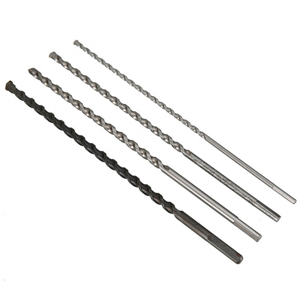 Mũi Khoan Bê Tông Hình Tam Giác Bằng Hợp Kim 300mm Đường Kính 6/8/10/12mm Màu Sắc