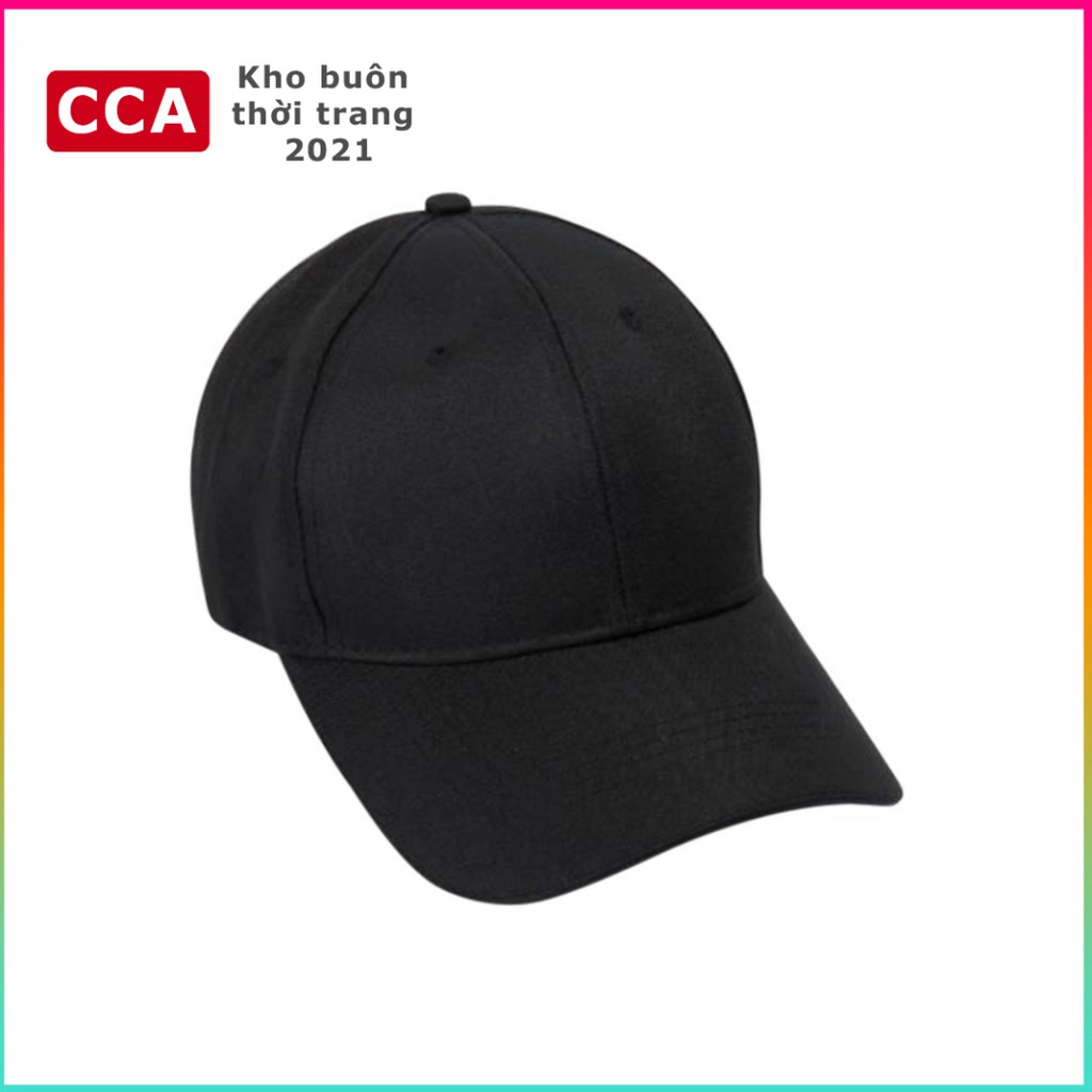 [Freeship Xả kho]  Mũ lưỡi trai trơn đen cá tính LT15 xopdantuong.vav
