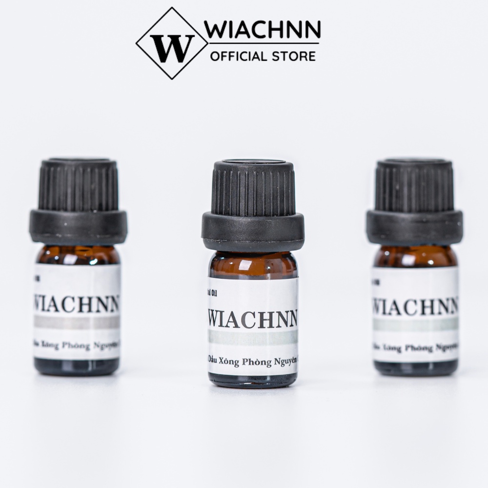 Tinh dầu thiên nhiên nguyên chất WIACHNN 5ml xông thơm phòng | Tự chọn mùi | Có kiểm nghiệm VNTEST