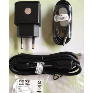 Combo bộ sạc cáp và tai nghe sony EP800