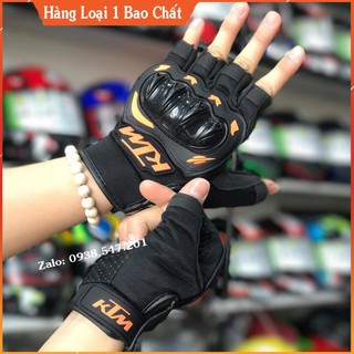 [Xem Là Thích]  Găng tay KTM hở ngón lái xe máy
