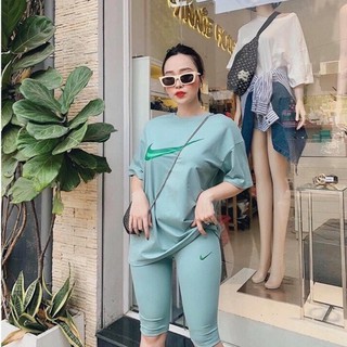 Bộ đồ nữ lửng thun cotton cao cấp siêu thời trang