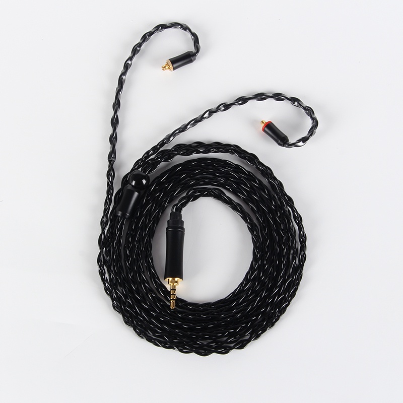 Dây Cáp Nối Tai Nghe 8 Lõi Mạ Bạc 3.5mm Cho KZ KZZSX ZSN ES3 KC2