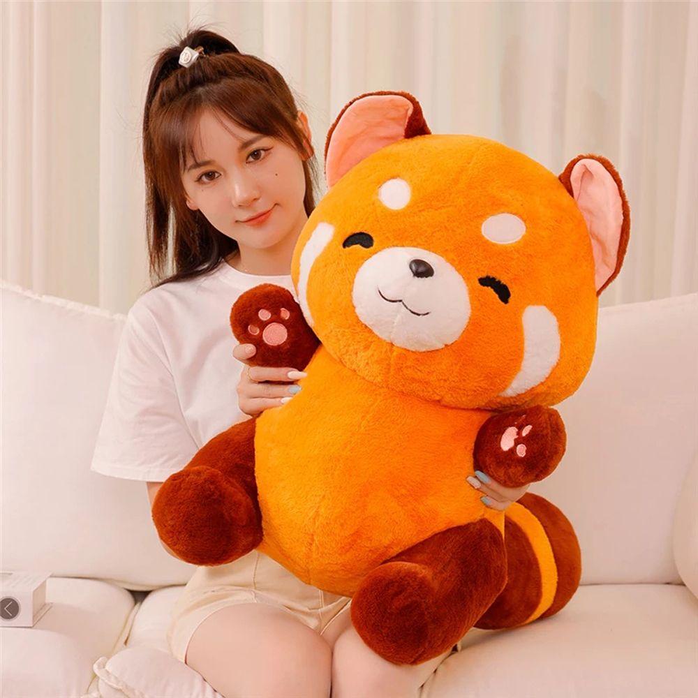 Kenton Thú Nhồi Bông Hình Gấu Trúc Màu Đỏ Mềm Mại Trang Trí Phòng Ngủ Cho Bé