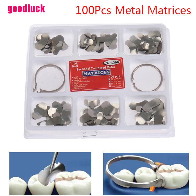 Set 100 vòng kim loại 2 vòng chuyên dụng cho nha khoa No.1.398 lmws thumbnail