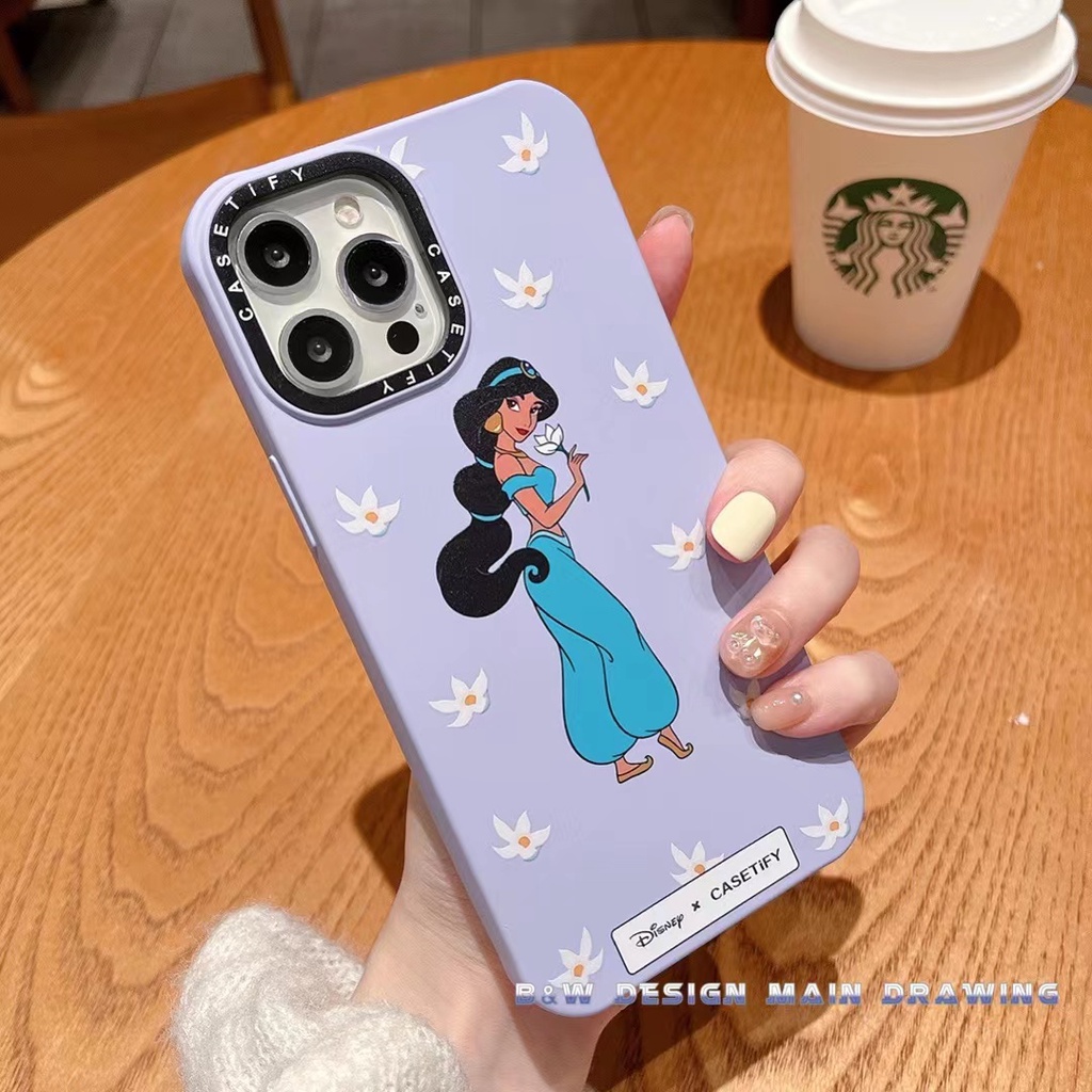 Ốp Điện Thoại Silicon Họa Tiết Hoạt Hình Công Chúa Dễ Thương Chống Sốc Cho iPhone 13 12 Pro MAX 11 Pro MAX X XR XS MAX 7 8 Plus