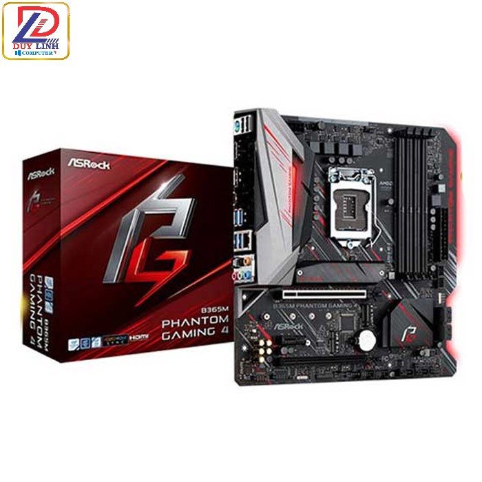 Main Asrock B365M PHANTOM Gaming 4 đẹp ngon lành còn bảo hành hãng 08/2022 | BigBuy360 - bigbuy360.vn