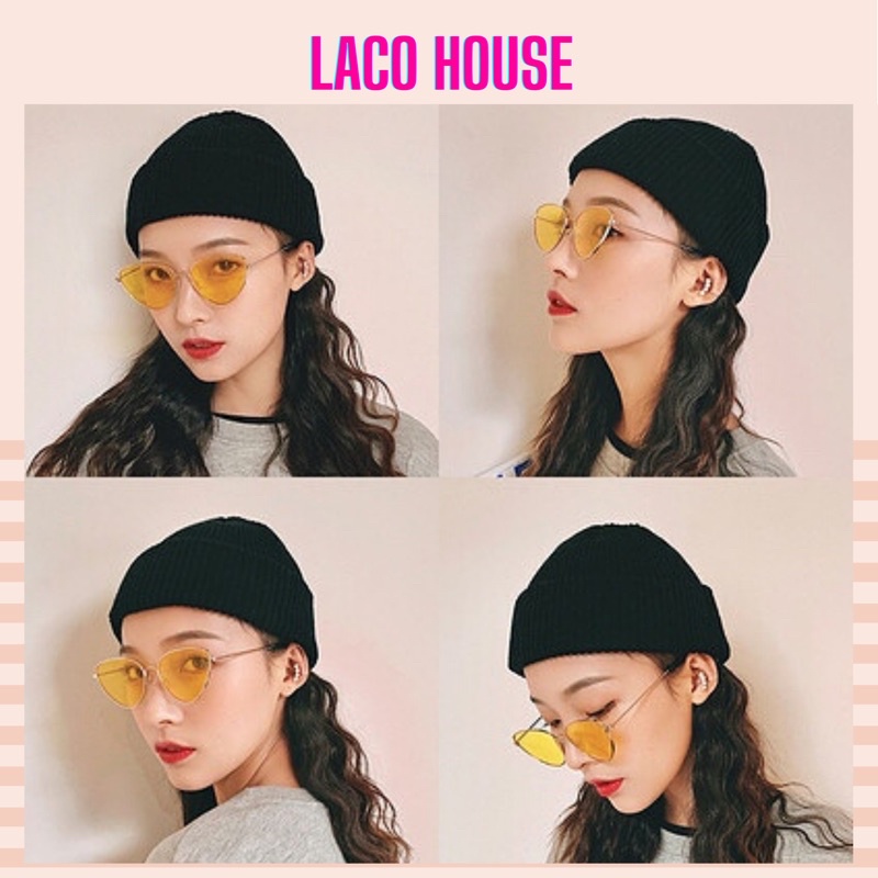 Mũ len beanie dáng ngắn phong cách streetwear unisex J17