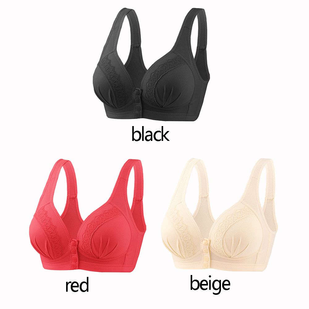 Áo ngực cài trước không gọng thoáng khí thoải mái nhiều màu sắc cho nữ | BigBuy360 - bigbuy360.vn