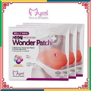 Bộ 5 miếng dán giảm mỡ bụng wonder patch loại tốt