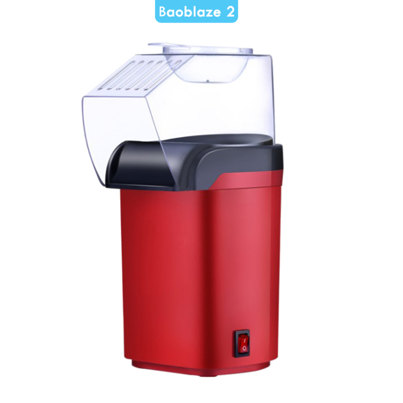 [BAOBLAZE2]Small DIY Hot Air Popcorn Popper Maker Machine for Kids Low-Calorie Fat-Free