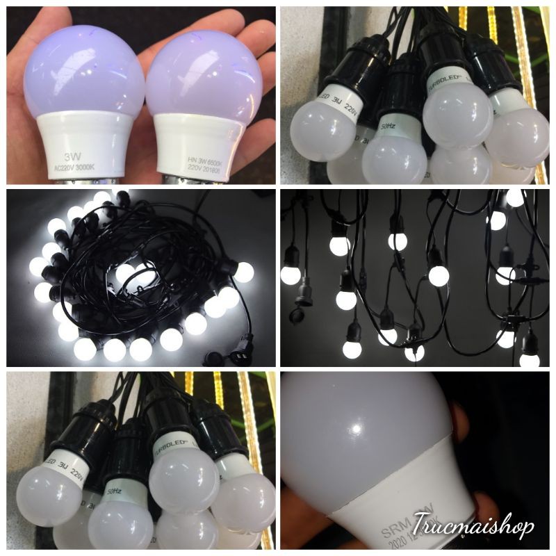 Bóng đèn led 3w giá sỉ
