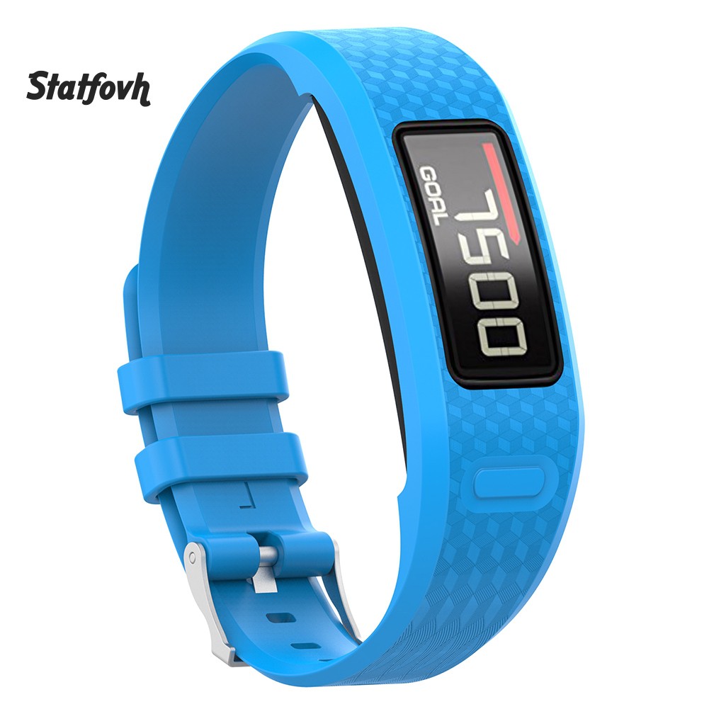 ★Sta Replacement TPU Smart Bracelet Wristband Waterproof Strap for Garmin Vivofit 1 2